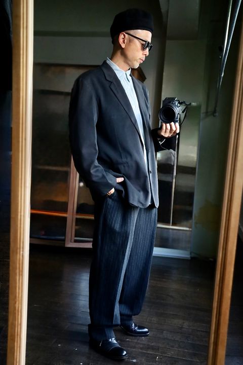 A.PRESSE 2025 STYLE2 Washed Silk Jackeスタイル2025.8.23.