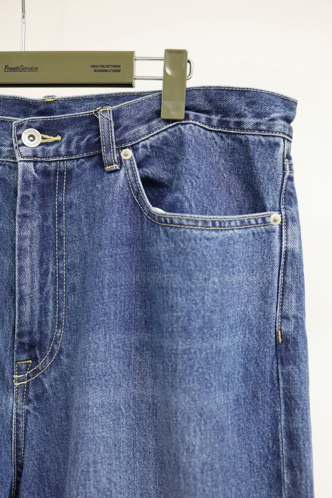 フレッシュサービス CORPORATE DENIM FIVE POCKET PANTS (FSC263-40156FB)DARK WASH☆7月25日(土)発売！