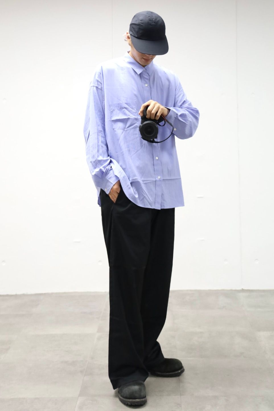 S.F.C 26SS エスエフシー R/N SHIRT(SCSS26S02)SAX☆2月28日(土)発売！