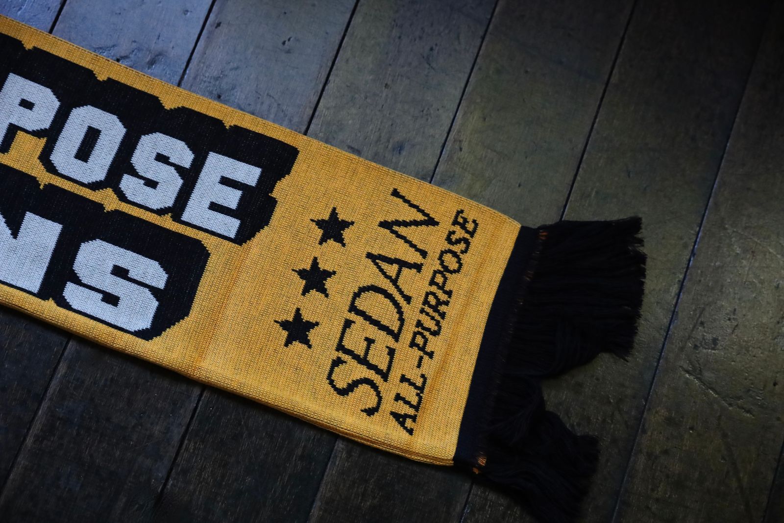 セダンオールパーパス FW24 Football Scarf(SD24F-ACO3)YELLOW☆11月9日(土)新作発売！