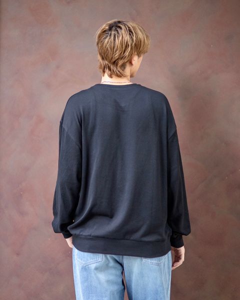 FRUIT OF THE LOOM CUT AND SEWN TOP “LIKE A KNITTED SWEATER” 金子恵治 "CHACOAL" style 2024.7.27 発売！