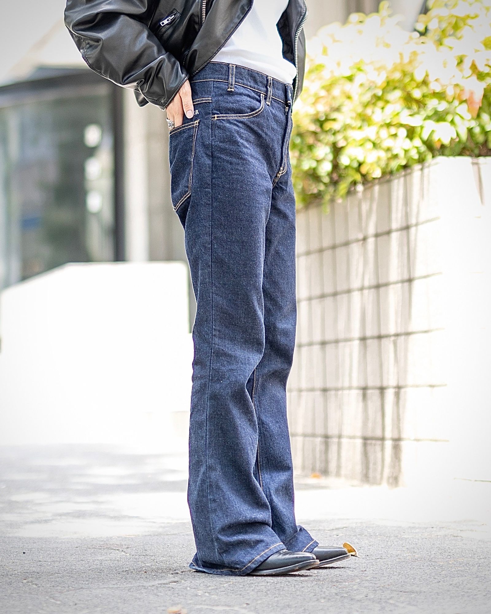 J.B.ATTIRE 24AW Rive gauche denim&Paris mortercycle jacket style.3034.8.3
