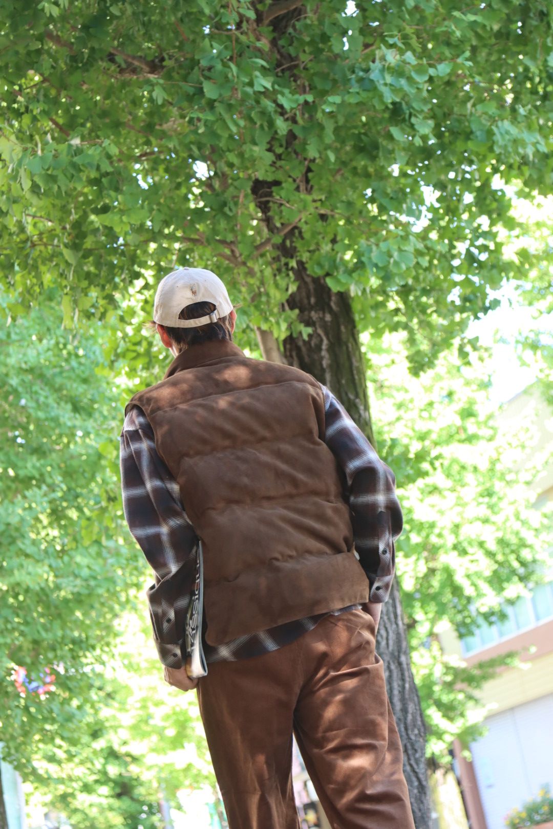 アプレッセ23AWダウンベストSuede Down Vest(23AAP-01-27H)BROWN