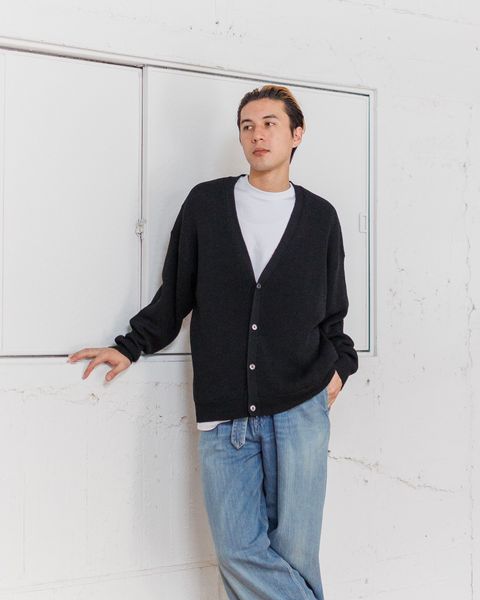 グラフペーパー  Linen Solotex Loose Rib Cardigan 3月1日(土)発売！