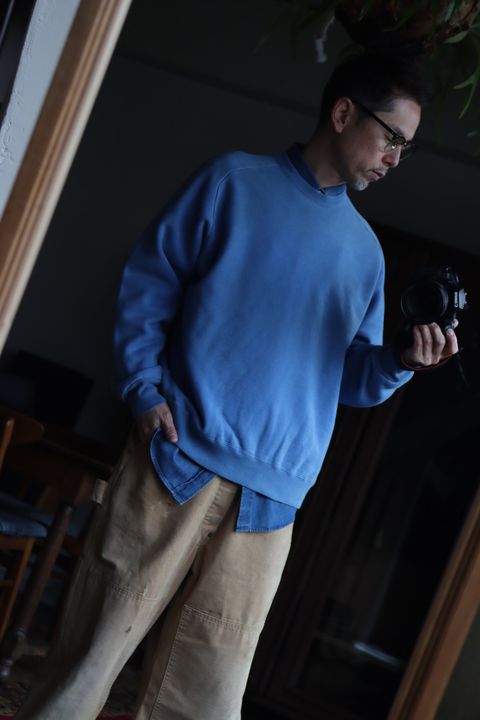 A.PRESSE アプレッセ24SS Vintage Sweatshirtスタイル