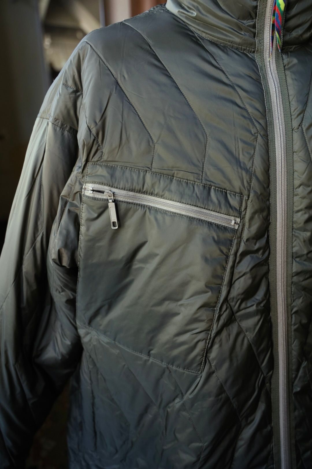 イズネス 25AW REVERSIBLE FLEECE DOWN JACKET is-ness×TAION (25AW_34_1007AWDOWNJK01)KHAKI☆新作発売！