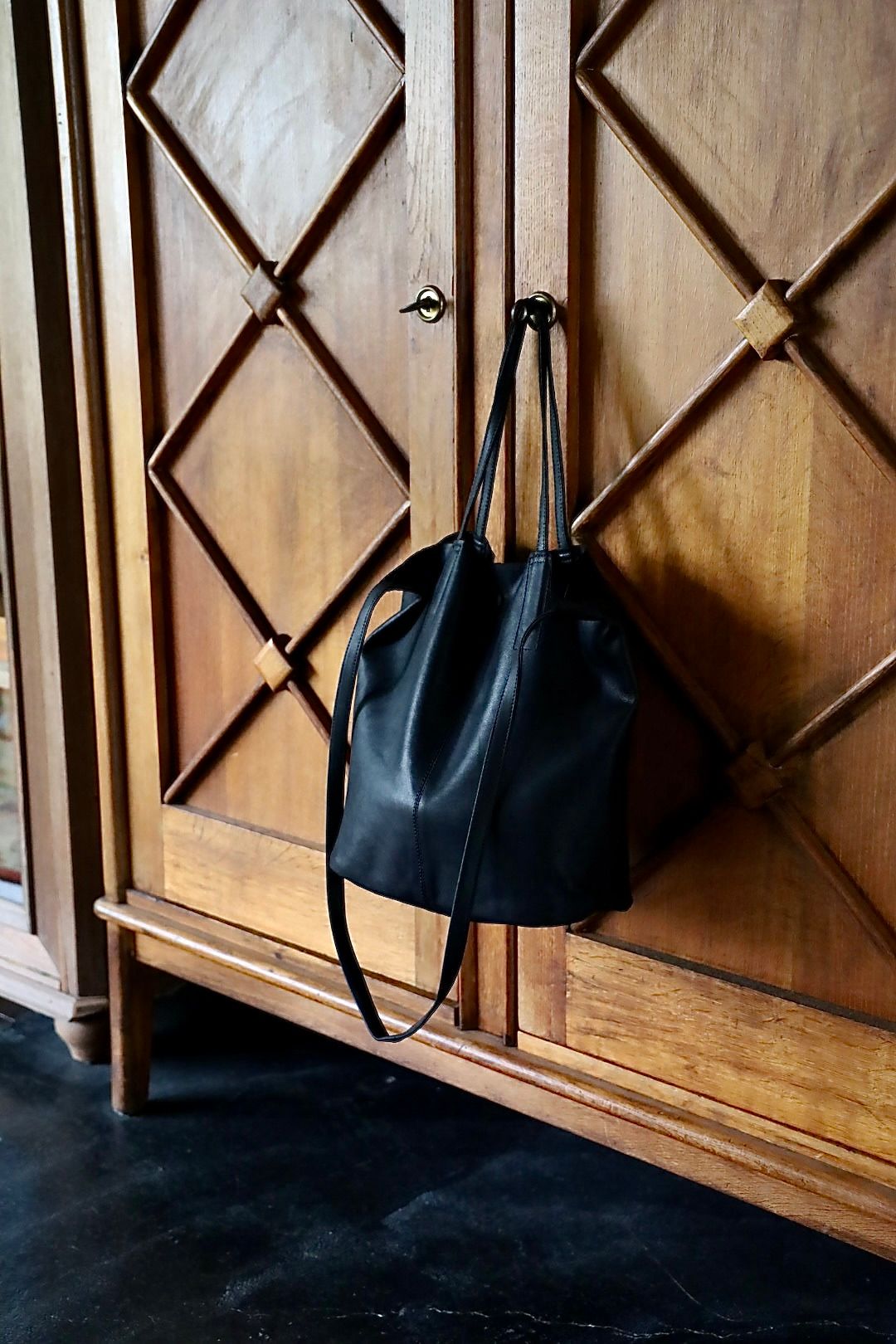 Morphee / モルフェトートバッグ 【LONG】3WAY MIDIUM TOTE(ML-BLK)BLACK☆8月27日(木)再入荷いたしました！