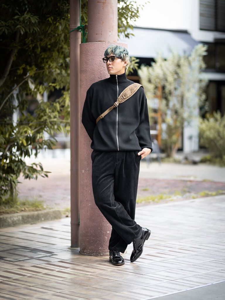 Graphpaper High Density Drivers Knit MARKスタイル