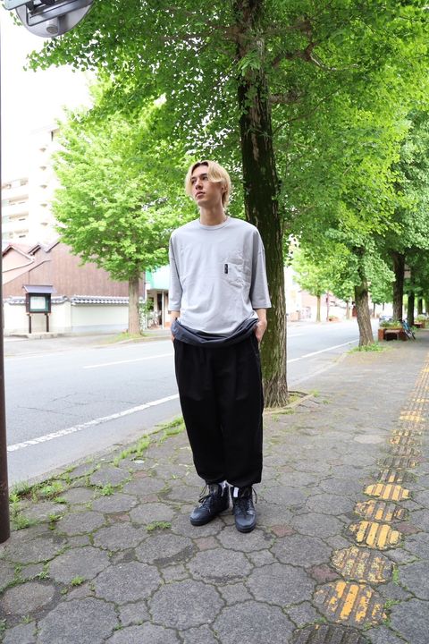 COMME des GARCONS 異素材切り替えTシャツStyle 2024.4.30