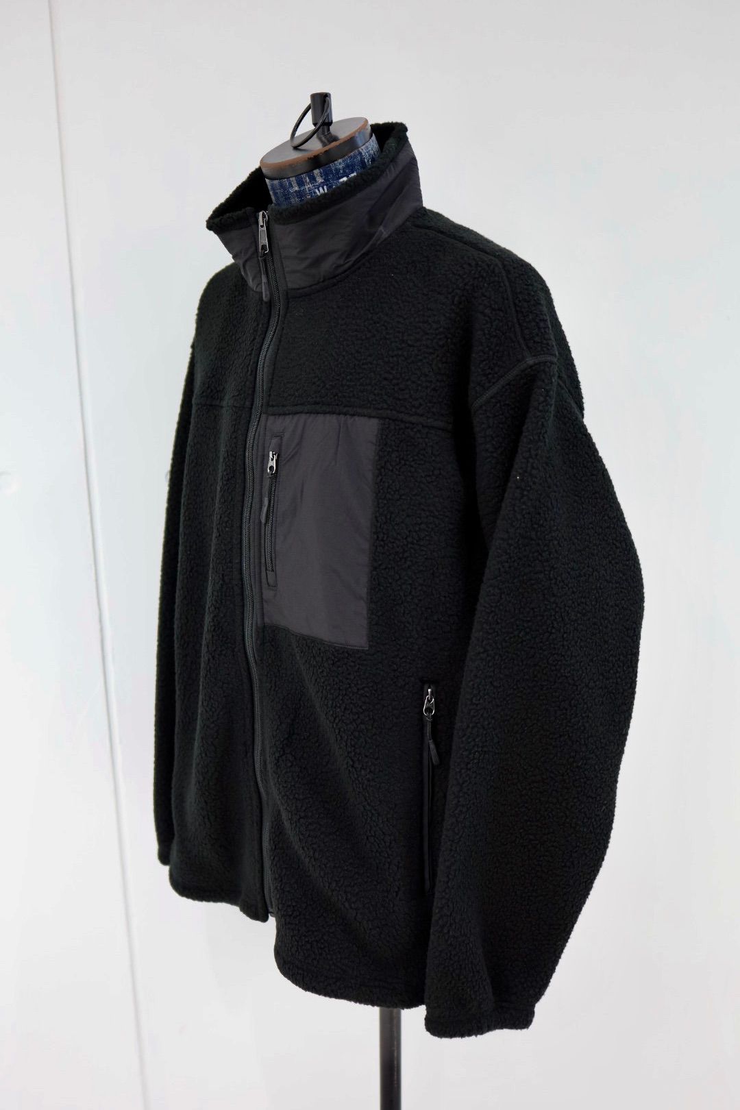 フレッシュサービス HEAVY FLEECE ZIP-UP JACKET (FSC253-30191)BLACK
