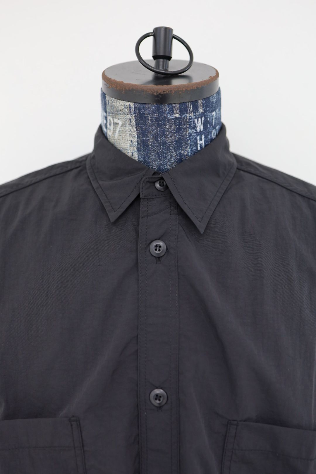 コムデギャルソンオム26SS ナイロンタッサー半袖シャツ(HQ-B021-051)BLACK☆5月1日(金)発売！