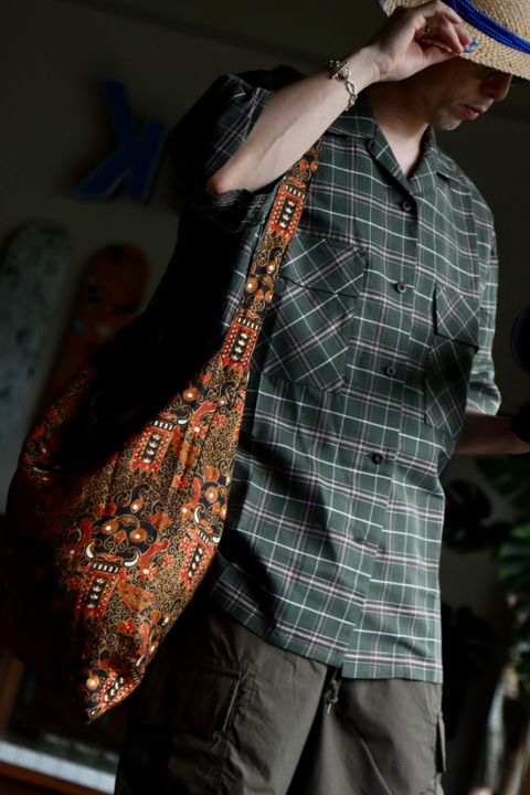 COMME des GARCONS HOMME 22SS リネン綿チェックシャツスタイル.2022.5.6.