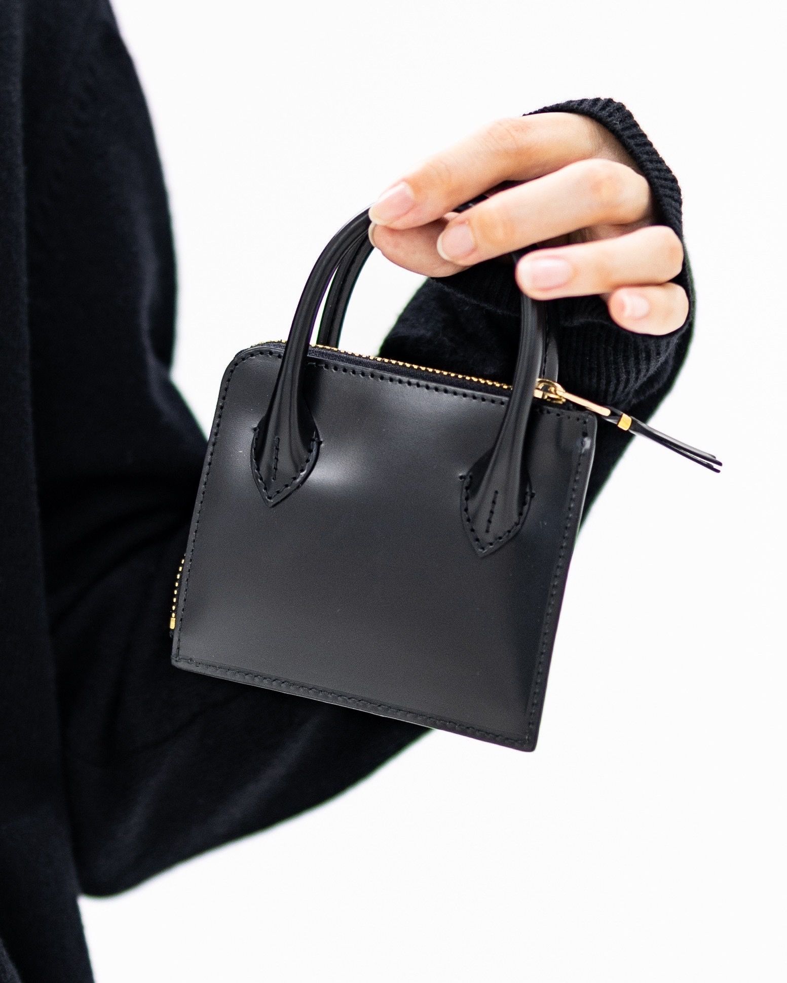 コムデギャルソン 財布 HANDELS L字型ZIP WALLET (8Z-U310-051)BLACK