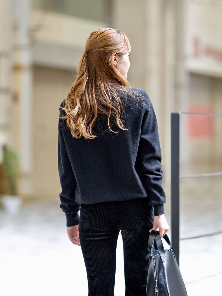 PLAY COMME des GARCONS 新作ROUND NECK CARDIGAN PINK EMBLEM style.2026.8.19