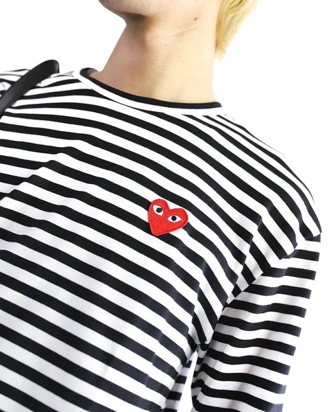 PLAY COMME des GARCONS 24SS ボーダーT style 2024.5.11
