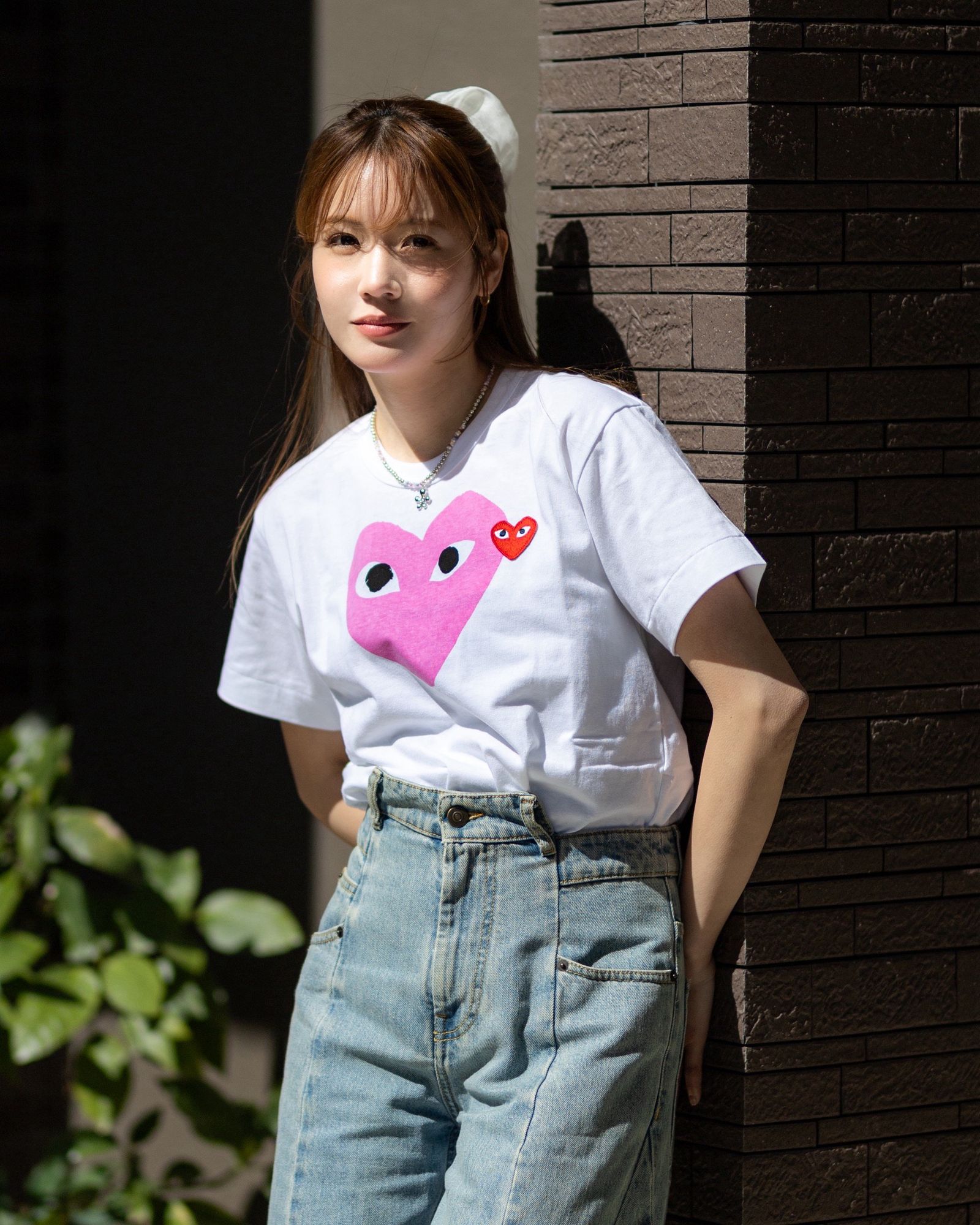 プレイ コムデギャルソン レッドエンブレムTシャツ style.2026.3.29