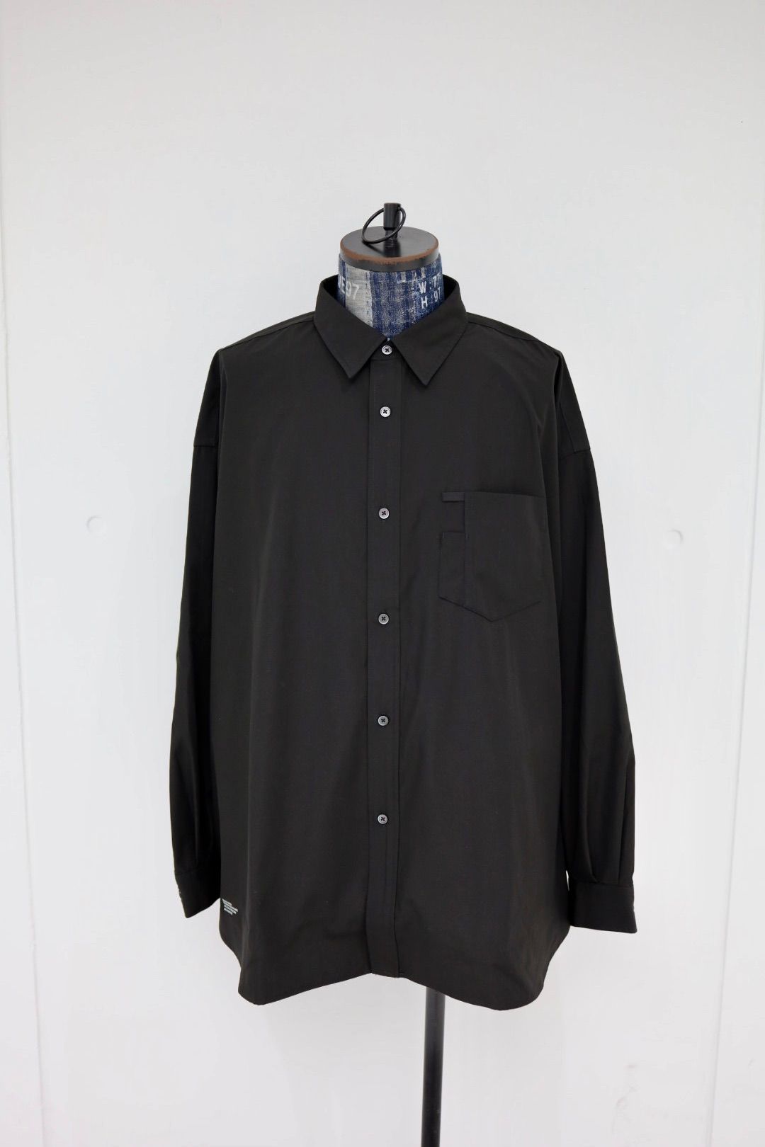 フレッシュサービス FDS SERVICE WORK REGULAR COLLAR SHIRT (FDS254-50099)BLACK
