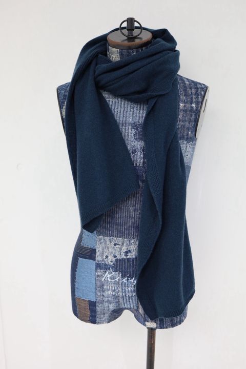 YOKE 26FW Cashmere Long Scarf(YK26FW01386A)Turquoise☆10月10日(土)発売！