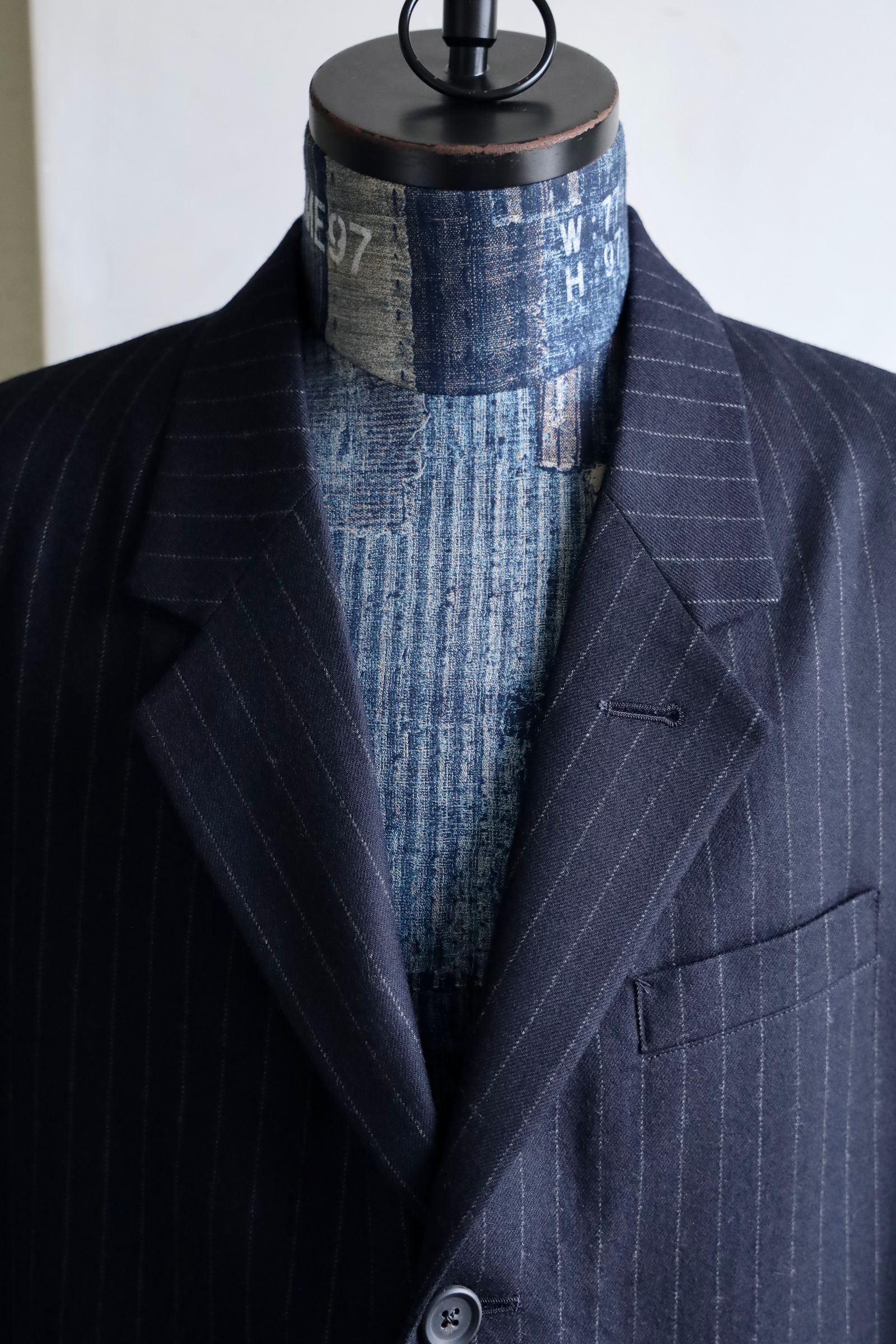 ワイズフォーメンY's for men 25AW STRIPED SERGE PAINTER  JACKET (ML-J05-107)NAVY☆新作発売！