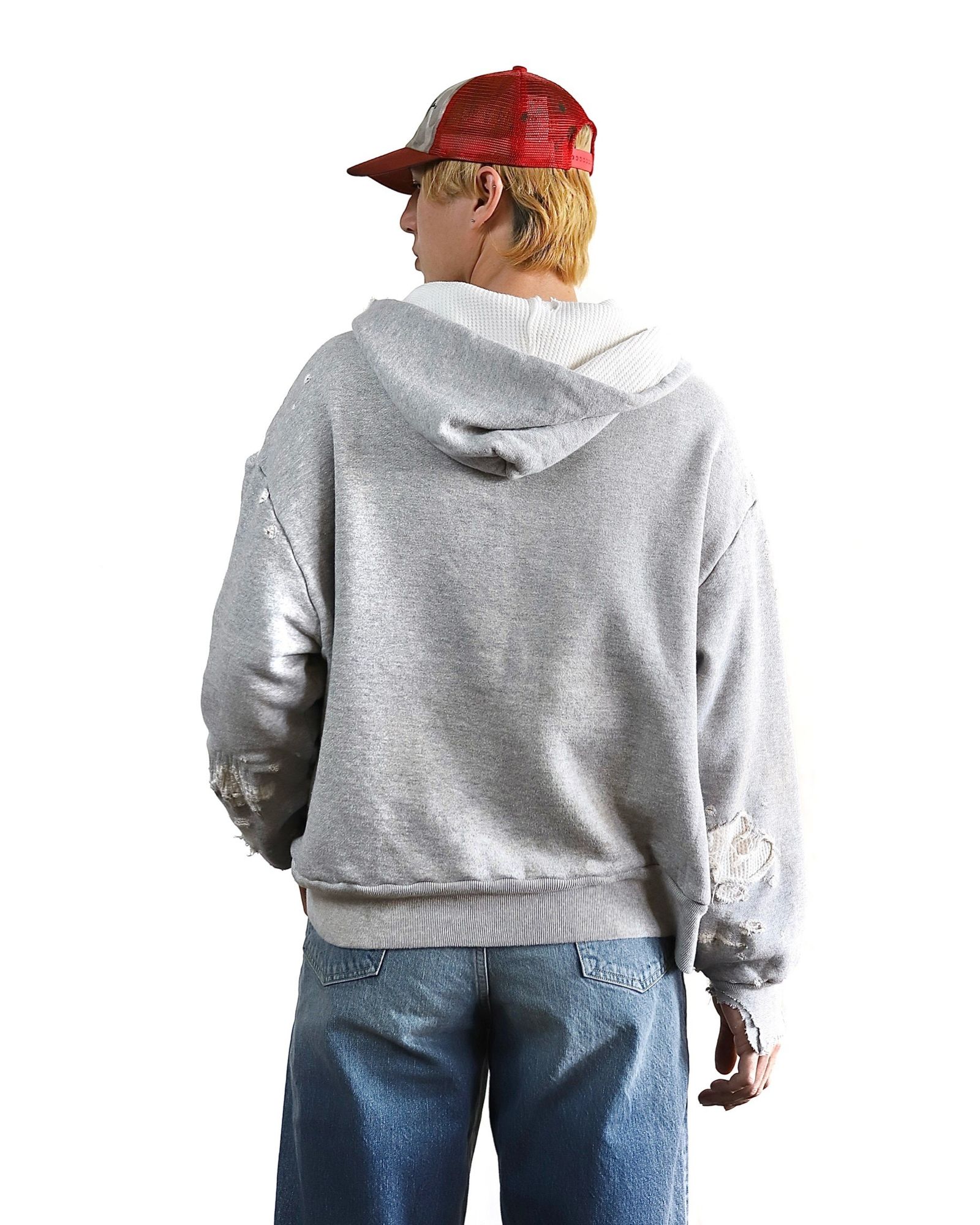 セントマイケル 24SS 新作DAMAGE HOODIE style 2024.3.8