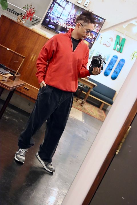 A.PRESSE 24SS Vintage Corduroy Trousers"GRAY"スタイル