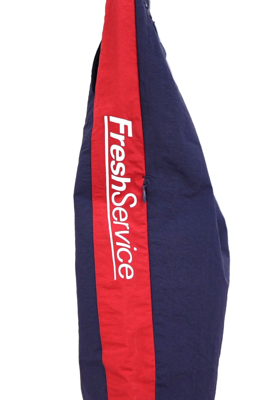 フレッシュサービス NYLON CANVAS SAILING PANTS (FSC261-40255)NAVY x RED