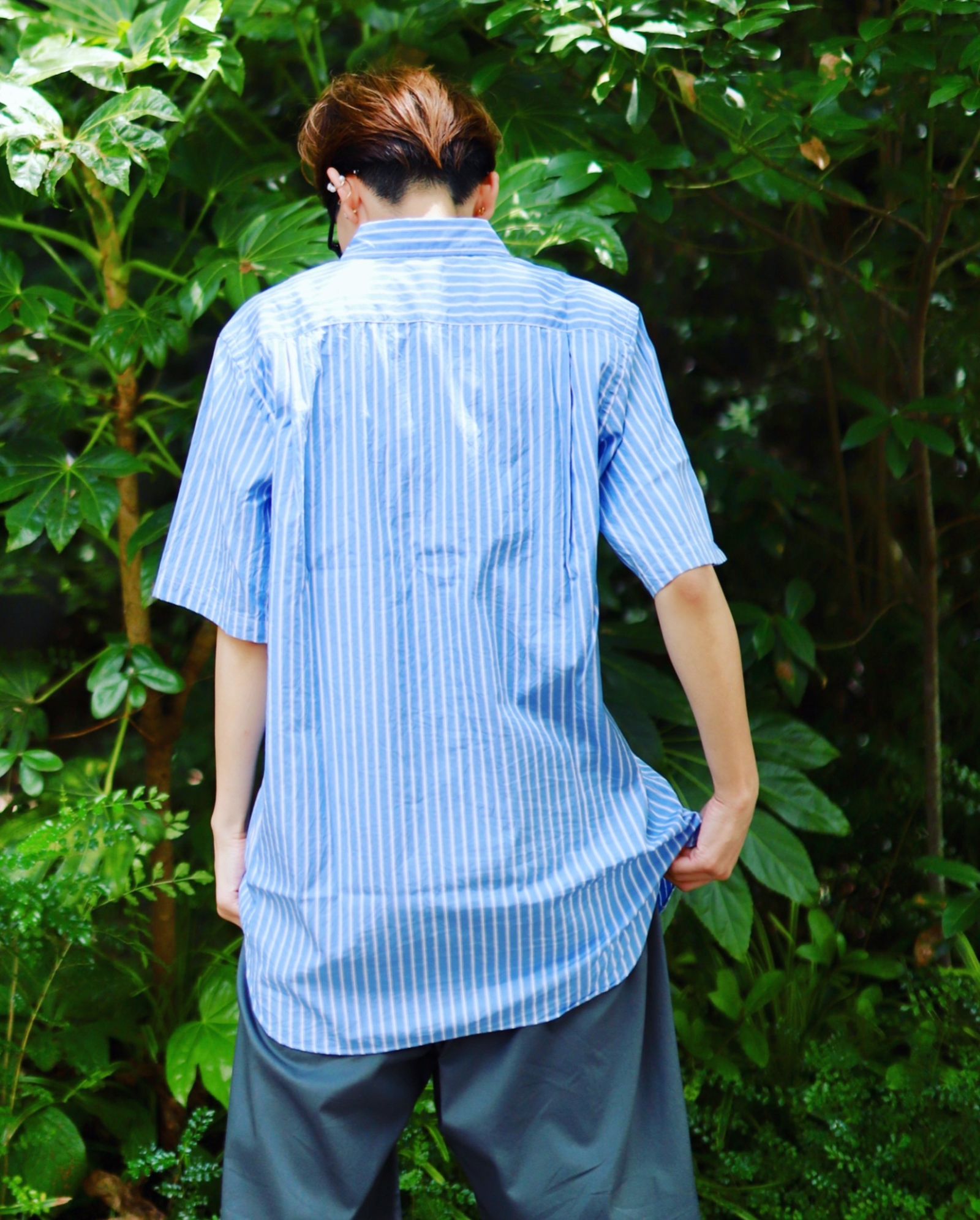 PLAY COMME des GARCONS 新作MEN'S STRIPE S/S SHIRT style