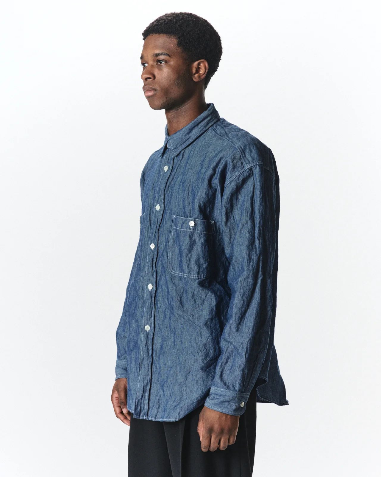 マーカウェア 26AW TWO POCKET WORK SHIRT(A26C09SH01C)INDIGO☆新作発売！