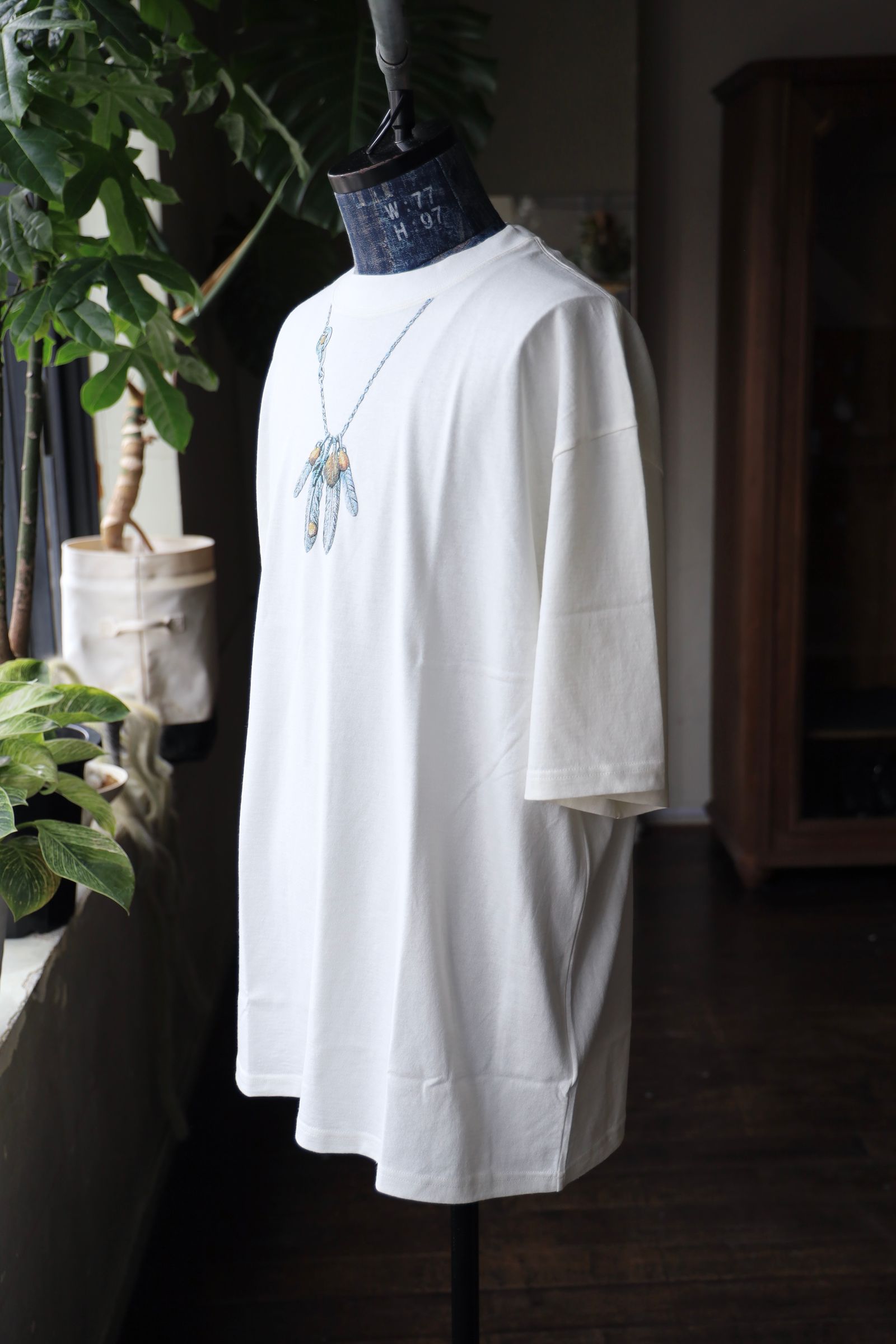 トーキングアバウト ジ アブストラクション 25SS NATIVE TOP T-SHIRT(NPT-T-002)FEATHER