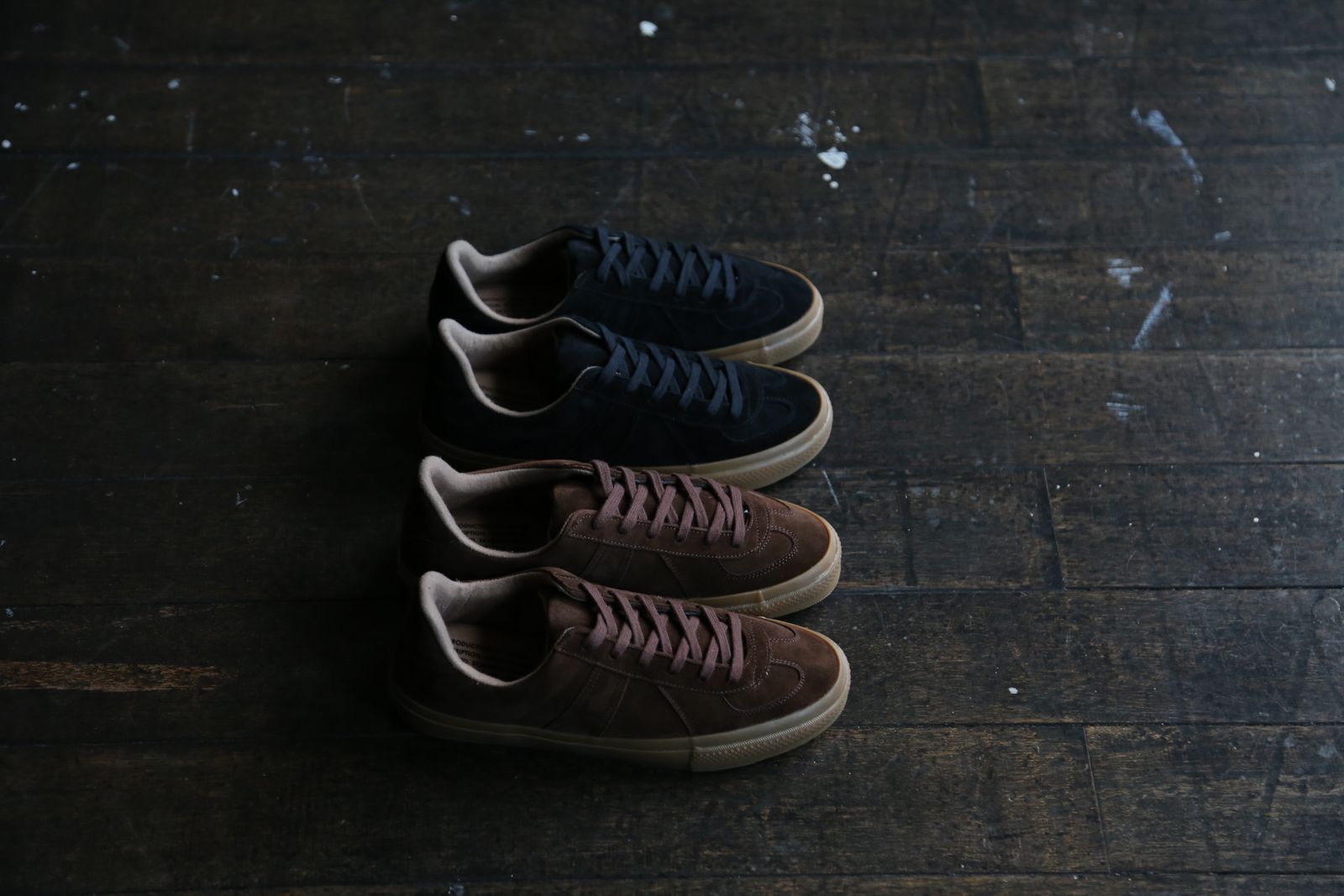 GERMAN MILITARY TRAINER(4700S)BLACK SUEDE