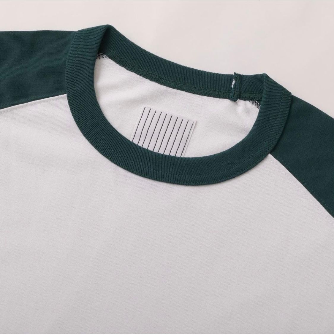 S.F.C 24SS エスエフシー RAGLAN BASEBALL TEE(SFCSS24CS12)White/Green