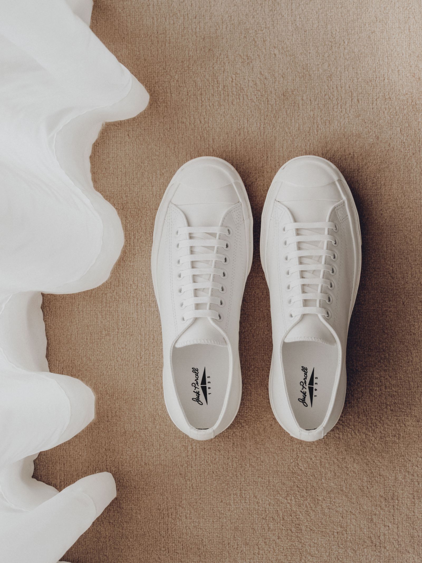 JACK PURCELL 1935 レザージャックパーセル (33301411) WHITE MONOCHROME☆再入荷しました！