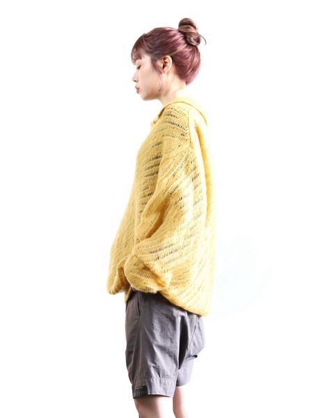 YOKE 新作SILK MOHAIR PULLOVER SWEATER style.2024.2.3