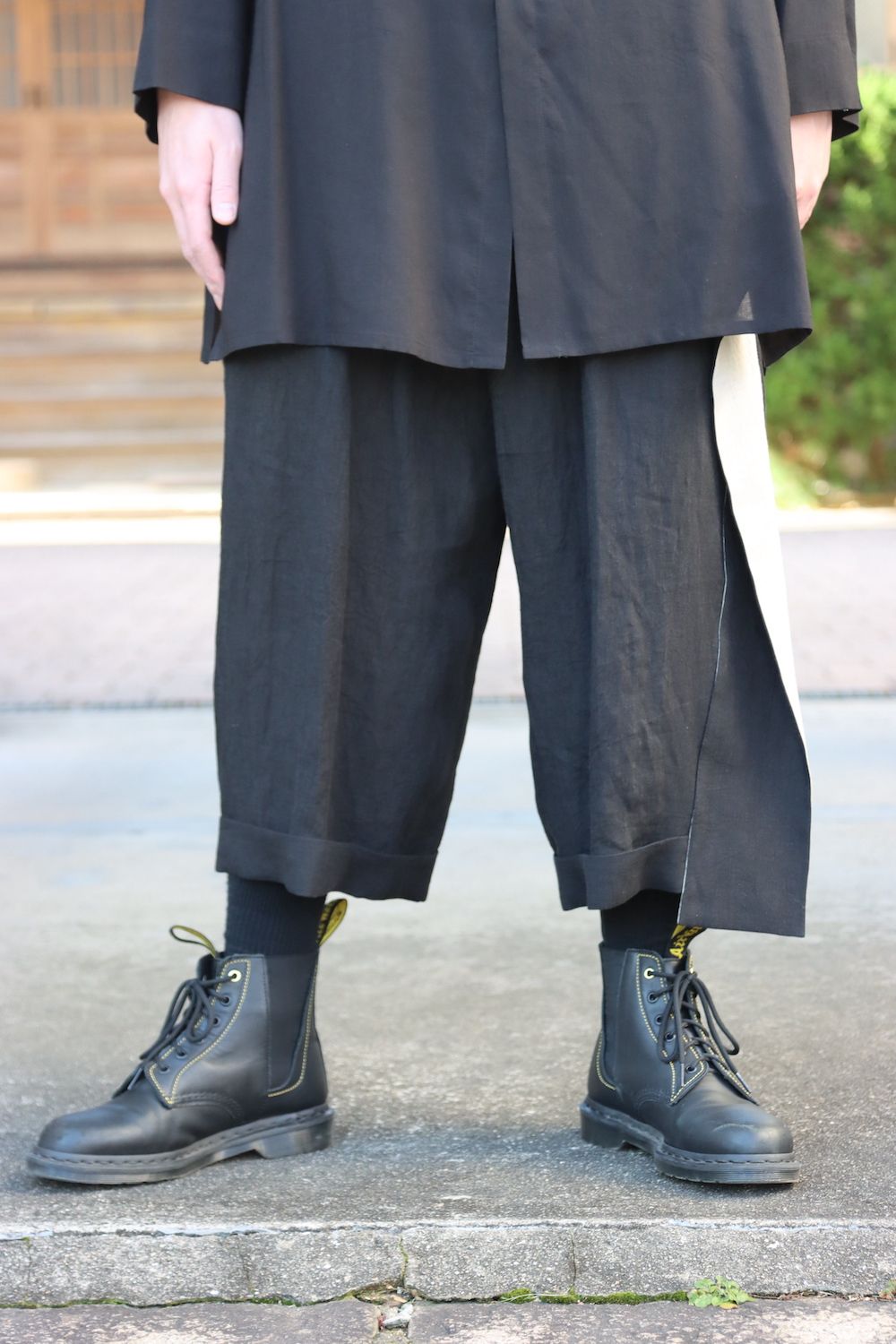 Yohji Yamamoto N-スペアカラー付きシャツ(HG-B57-216) style.2022.1.8