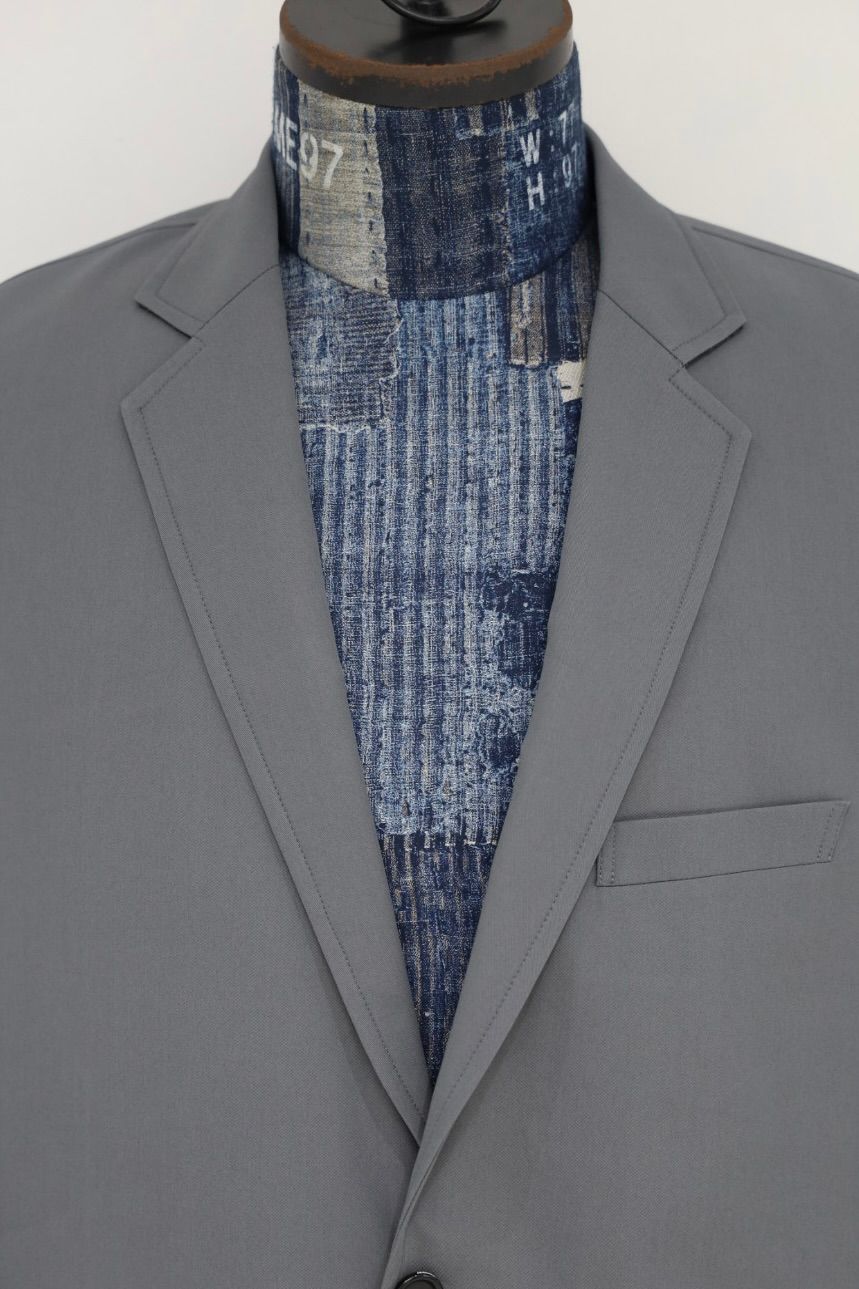 グラフペーパー 26AW Wooly Cotton Twill Single Jacket(GM263-20046B)C.GRAY☆8月1日(土)発売！