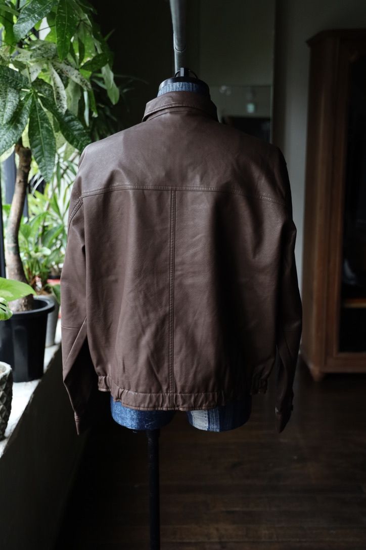 セダンオールパーパス FW25 Synthetic Leather Jacket(SD25F-JK03)Vintage Brown