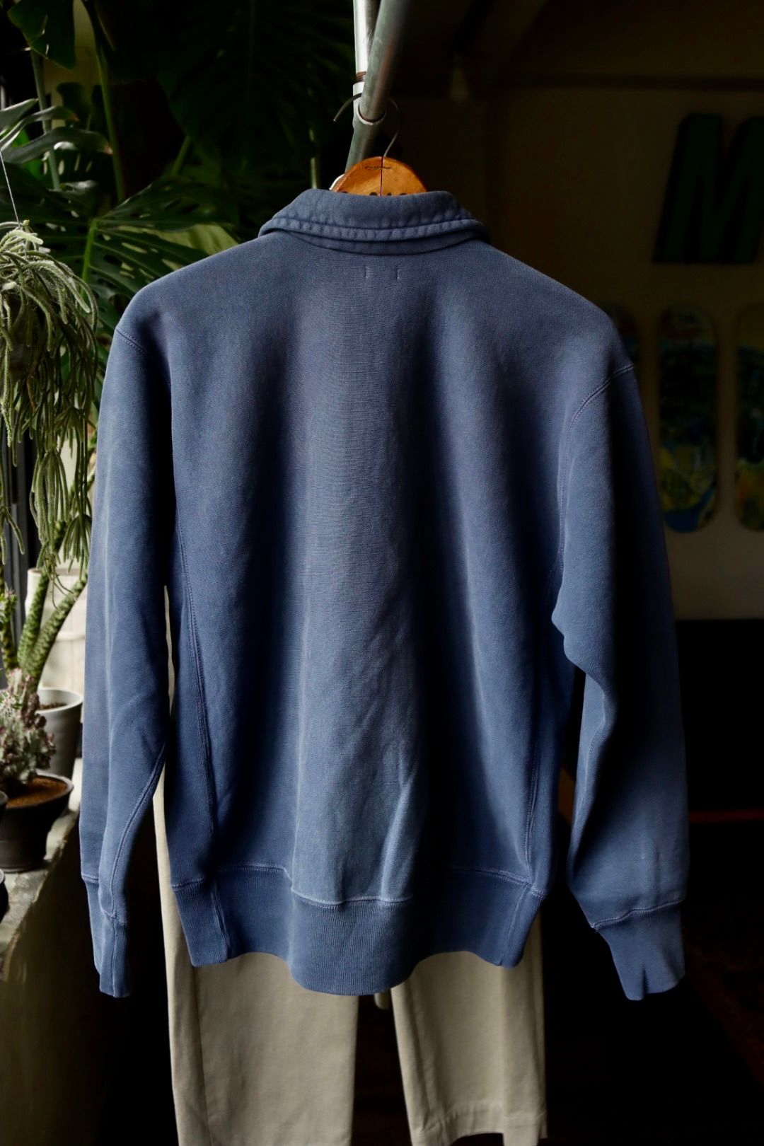 アプレッセ23AW Vintage HalfZipSweatshirt BK3