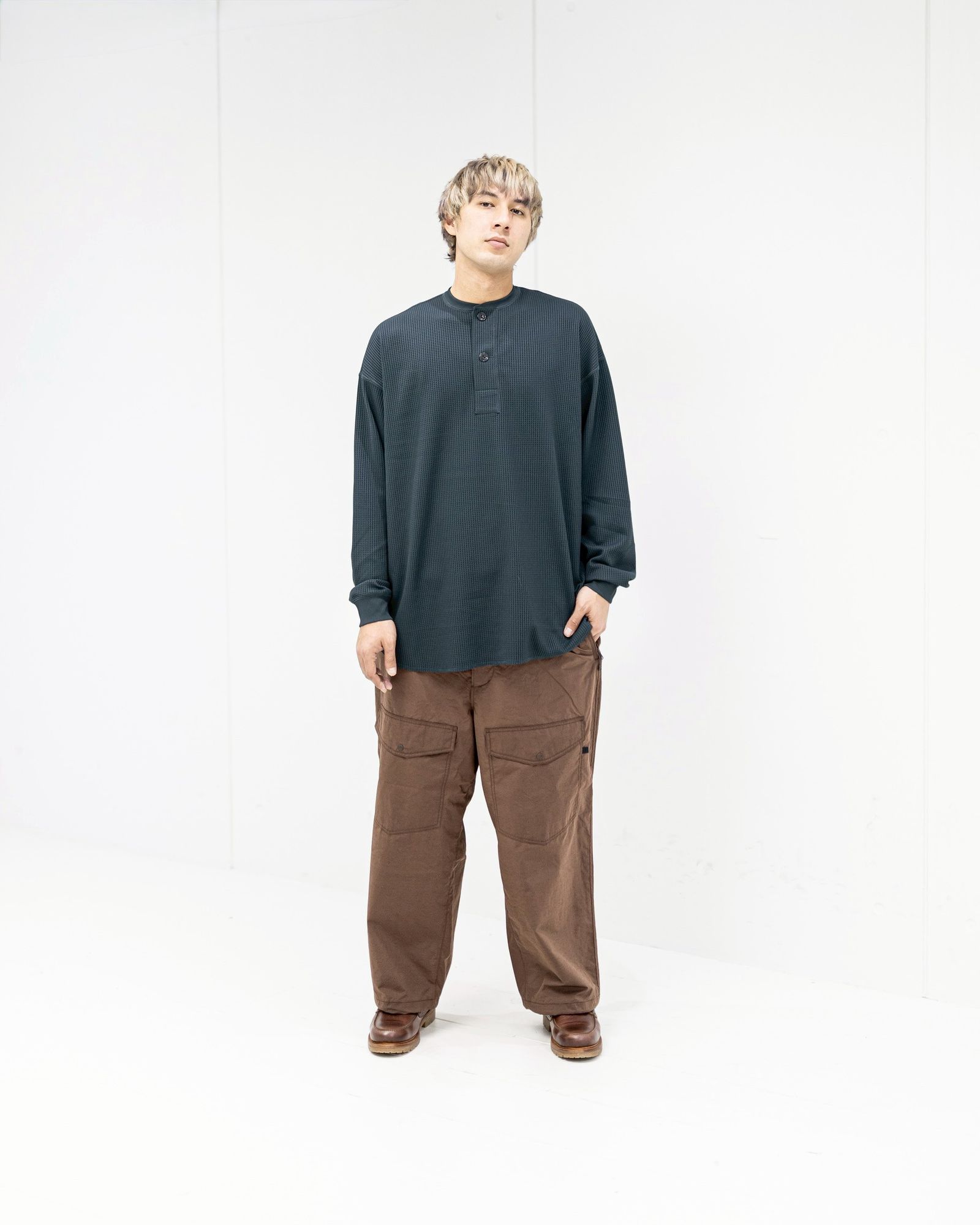 DAIWA PIER39(ダイワピア39) TECH THERMAL HENLEY L/S(BE-38026)INK BLACK☆2月21日(土)発売！