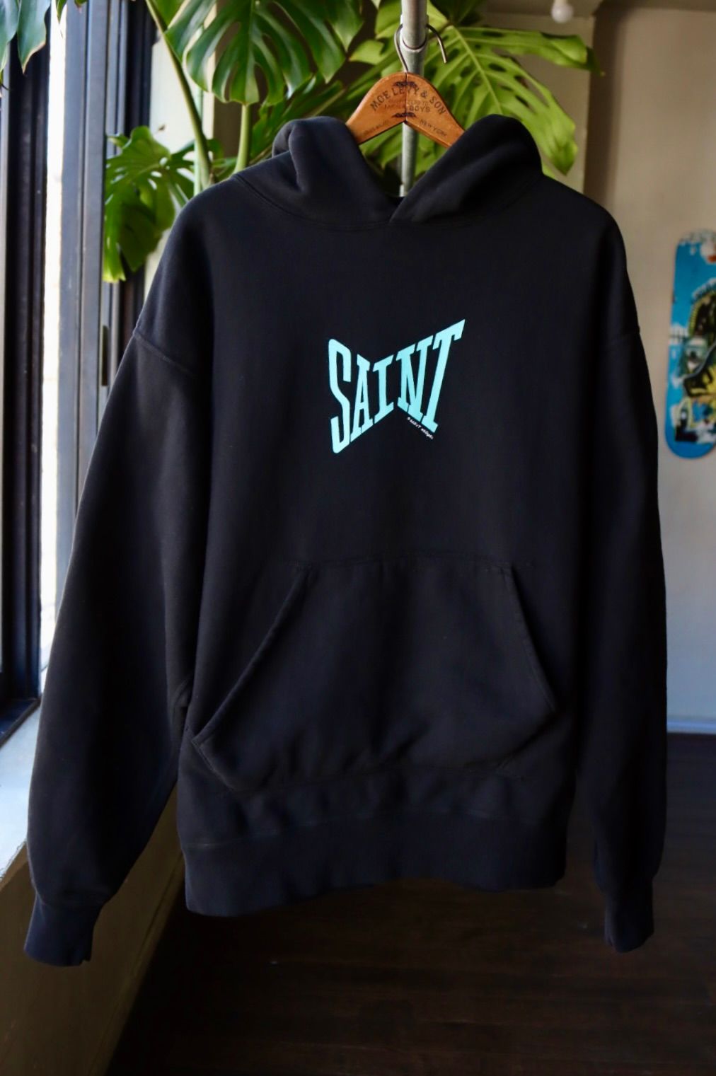 セントマイケル23SS SAINT HOODIE (SM-S23-0000-047)BLACK※2月23日(木)10:00発売 - M