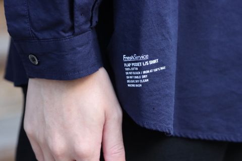 FreshService OXFORD FLAP POCKET L/S SHIRT(FSW-21-SH_66)  style.2021.10.22