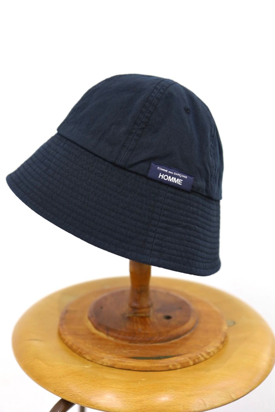 コムデギャルソンオム ナイロンオックス製品染バケットハット(HQ-K601-051)BLACK☆2月6日(金)発売！