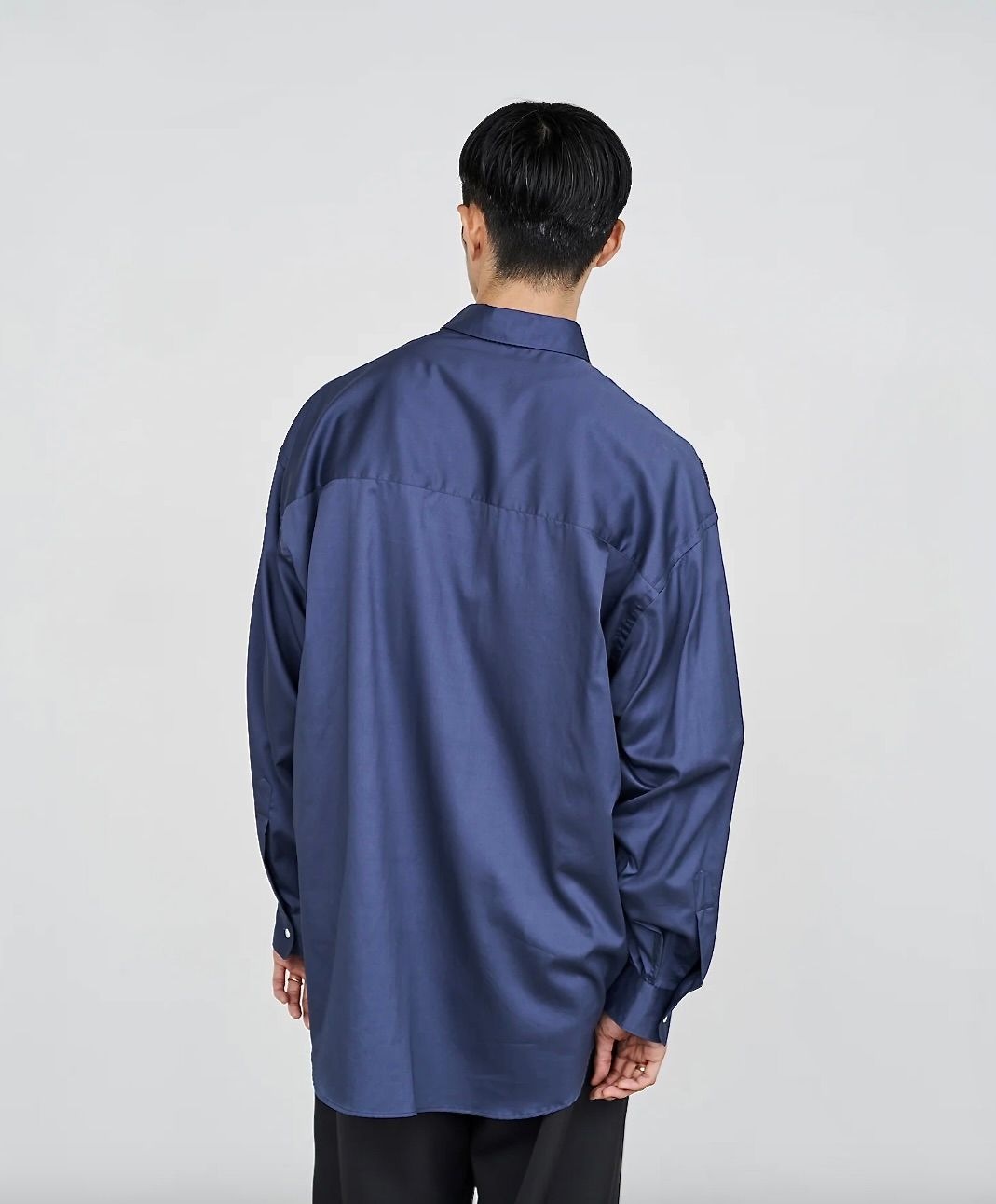 Graphpaper - グラフペーパー23AW シャツ Silicon Poplin Oversized