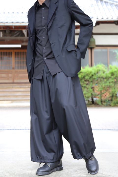 Yohji Yamamoto pour Homme 2020AW 新作 M-3BS 重ねST止レイヤードジャケット(HR-J10-802)style.2020.9.18.