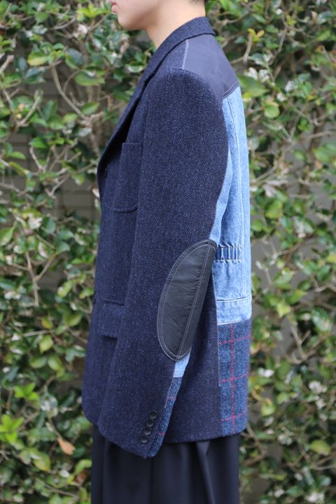 JUNYA WATANABE COMME des GARCONS MAN カシミヤツイード×綿デニム×綿ウィップコード style 2020.12.16.