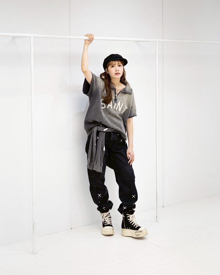 セントマイケル 26SS SAINT HALF ZIP SWEAT style.2026.5.10