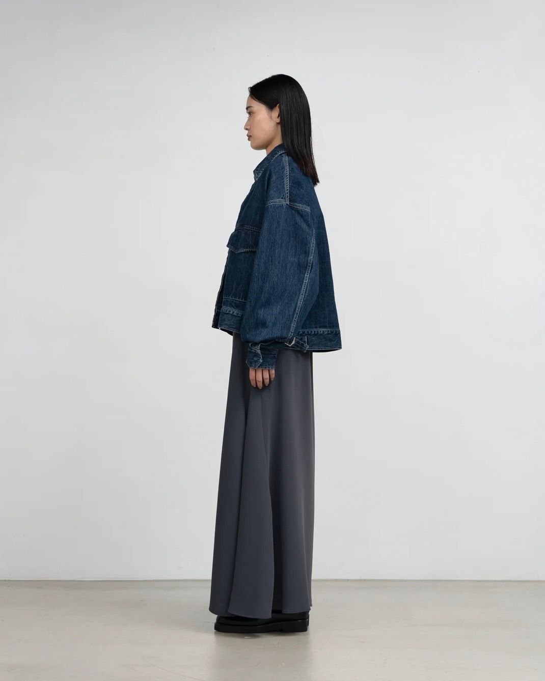 Graphpaper - Graphpaper 25SS WOMENS Selvage Denim Zip Jacket