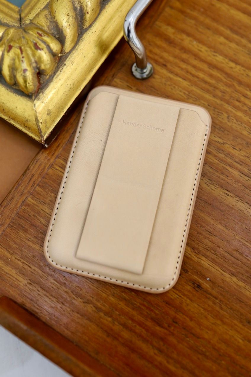 エンダースキーマ 26ws magnet card case(yv-c-msc)natural