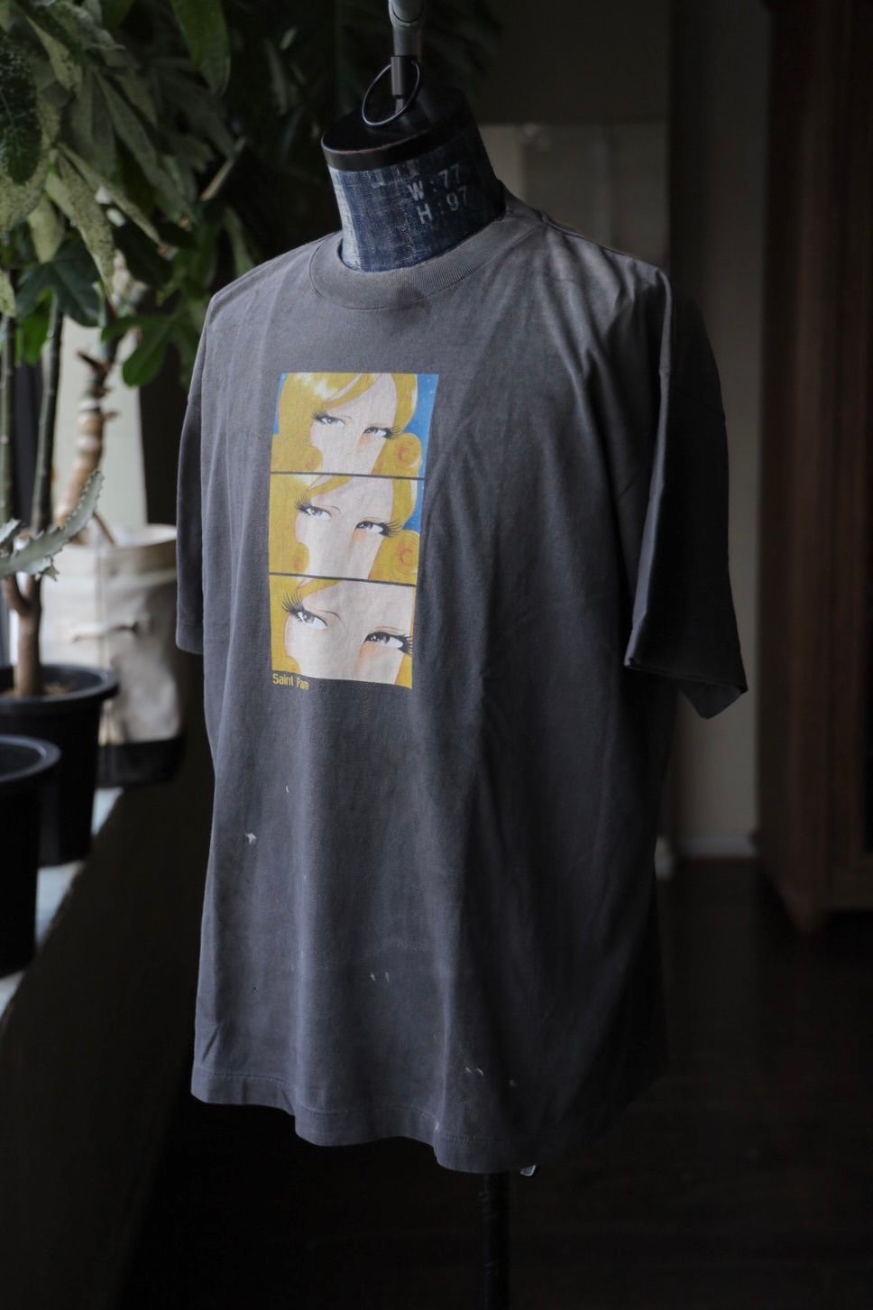 セントマイケル25SS SAINT PAM PM_SS TEE(SM-HR8-0000-C45)BLACK