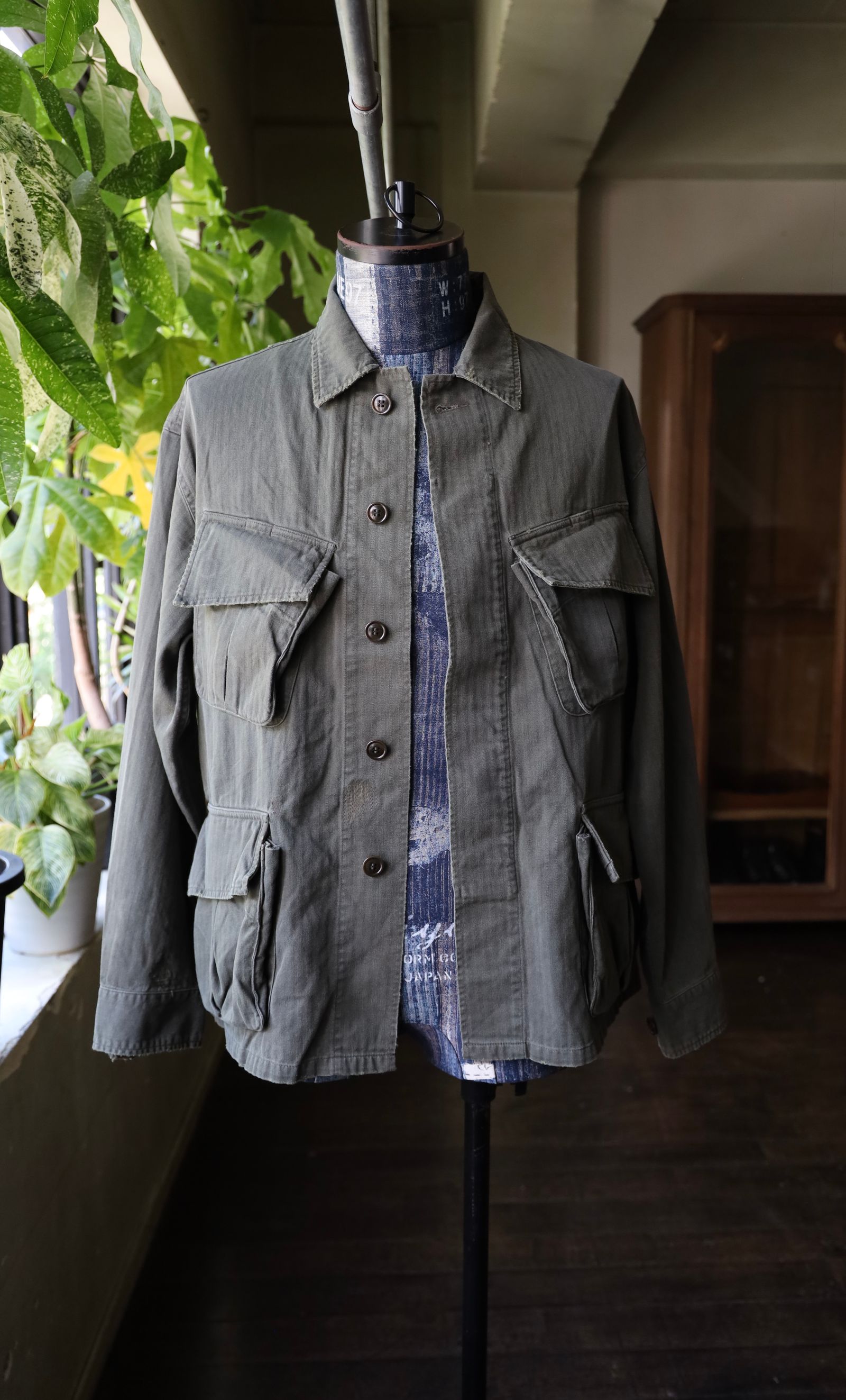 アプレッセ 2025 STYLE2  ジャケット Vintage US Army Jungle Fatigue Jacket(25AAP-01-57)OLIVE☆7月26日(土)発売！