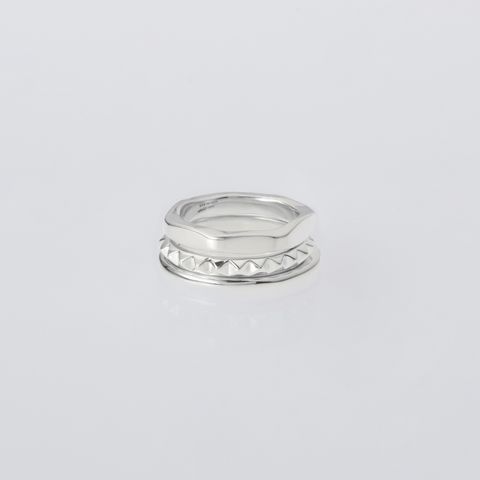 XOLO JEWELRY リング / Triple with Spike Ring (XOR096)★11月15日(土)発売！